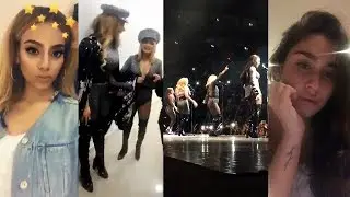 FIFTH HARMONY | PSA Tour - Mexico (Monterrey) | INSTA/SNAP STORIES - October 11, 2017