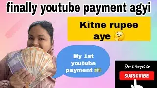 Finally I got my first youtube payment  😊💶  #youtube#viral#vlog #radheradhe 