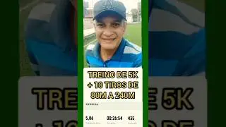 5km em 26min e ainda sobrou f&ocirc;lego pra treino de 10 tiros!
