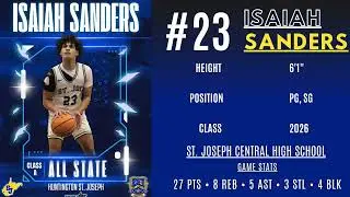 #23 Isaiah Sanders Highlights vs Powell County 12-29-2025