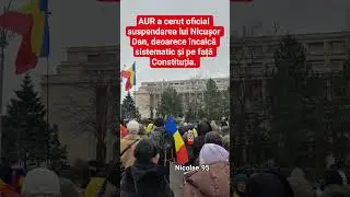 AUR a cerut oficial suspendarea lui Nicușor Dan, deoarece &icirc;ncalcă sistematic și pe față Constituția.