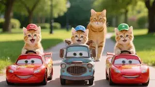 Mama Cat Trims Fur on the Farm and Makes Steamed Buns to Buy a New Bike #猫 #ねこ #funnycats
