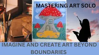 Watch behind the scenes as we craft a whimsical mushroom cottage in a dreamy meadow!#art