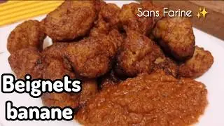 Comment R&eacute;aliser Des Beignets Banane Sans Farine de bl&eacute;?Beignets Ma&iuml;s||Recette Facile