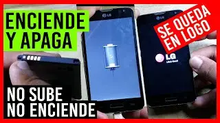 🔴Telefono ENCIENDE Y SE APAGA, 📱Se queda en logo - SOLUCION✔️