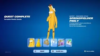 How To Unlock The *FREE* Springerfield Peely Skin (Fortnite)
