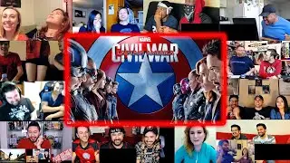 CAPTAIN AMERICA CIVIL WAR Trailer 2 Reaction Mashup 