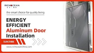 China Aluminum Door Manufacturing Factory Installation Guide | Professional OEM Factory Price#doors