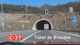 [E] T&uacute;nel de Bracons: C-37 Vic - Olot