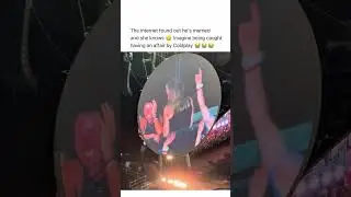 man caught cheated in coldplay concert😂#cheating