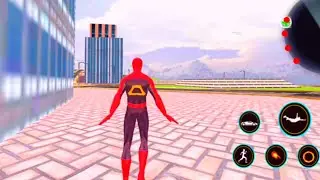 Flying Spider Rope Hero VS Vegas Robot Gangster Crime Simulator Android Gameplay By Games Zone
