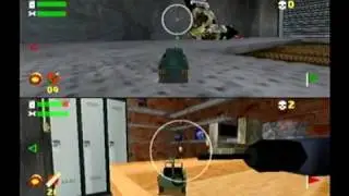 Toy Commander (Dreamcast) - Deathmatch, Garage - pt. 1 (2-player vs. Joe) (2/10/10)