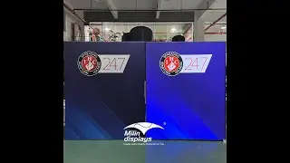 Portable backlit backwall for trade show exhibition booth