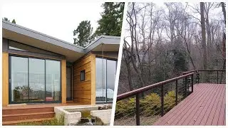 75 Mid-sized Mid-century Modern Deck Design Ideas You'll Love ⭐