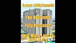 👉 Brand New Condo Two Bedrooms Near SEN SOK AEON 2 at Chip Mong Park Land TK For LEASE