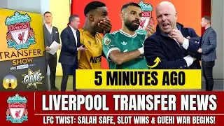 🚨 LFC TWIST: SALAH SAFE, SLOT WINS & GUEHI WAR BEGINS! 👀 #LFC