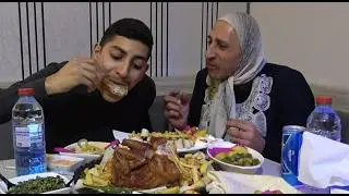 ابتهاج تسرق البروستيد والفروج من المطعم أمام الكاميرا