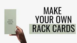 How to Design a Rack Card in Canva | Canva Tutorial