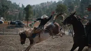 Slow Motion Bronc Riding in 4k | September 18 2021 | Veater Ranch