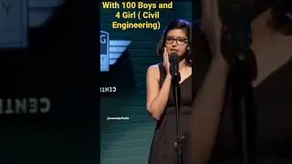 Civil Engineering 100 boys and 4 Girl's 😂😂 #shorts