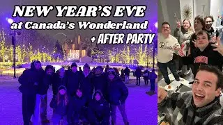Новогодняя ночь в Canada's Wonderland | Аттракционы + Видеоблог с вечеринки после праздника | Thr...
