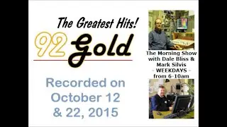 92 Gold Morning Airchecks Oct 12 & 22, 2015 | WRRN-FM Warren, PA