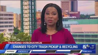 Knoxville announces changes to city trash pickup, recycling