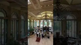 Breakfast Hall at Sun City Palace Hotel South Africa Drew Barrymore Piano Music fun times