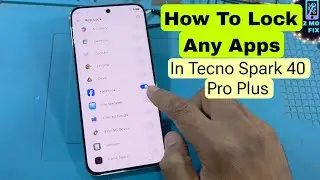 How to Lock Apps on Tecno Spark 40 Pro Plus  Secure App Lock with PIN Pattern Fingerprint 2025 