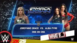 WWE #smackdown 09.01.25 (ЧТО ЕСЛИ?) - Джординн Грейс против Альбы Файр