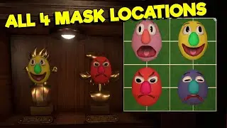 All 4 Velvet Mask Locations!! Happy, Sad, Shocked, Angry - The Friendly Neighborhood - get the dice