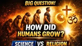 How did humans grow explained in hindi | Science vs Religion | ReligiSphere
