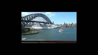 №1088_Y.Z. Australia. Sydney Harbour Bridge.(View from the cabin balcony).