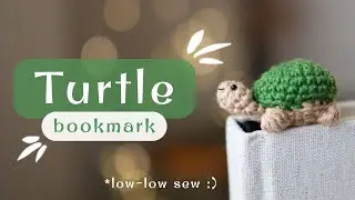 Crochet Easy Bookmark Turtle | Beginner friendly #crochetbookmark #crochet #bookmark #crochetturtle