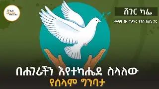 Sheger Cafe - በሐገራችን እየተካሄደ ስላለው የሰላም ግንባታ! መዓዛ ብሩ ከዶ/ር  ዮናስ አሽኔ ጋር @ShegerFM1021Radio 
