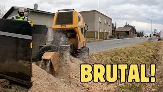 Laski Predator P56RX in Action – The Most Brutal Stump Grinding Ever Caught on Camera!