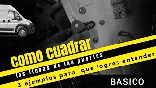 Como cuadrar las lineas de las puertas