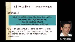 Gestion de la douleur postopératoire. Pr R. Moussaoui