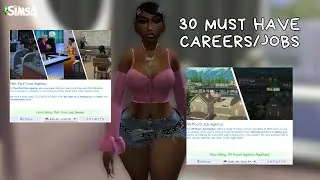 FULL & PART TIME CUSTOM JOBS! NEW MOD | The Sims 4 | 2024 💋