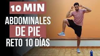 Abdominales de pie RETO 10 DÍAS // Reducir cintura y aplanar abdomen // 10 minutos