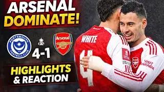 Asernal vs portsmouth Highlights 