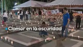 #Sinaloa exige justicia | Encienden más de 3 mil veladoras por los desaparecidos en Culiacán