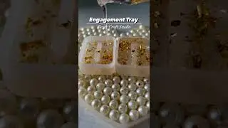 How to make Resin engagement Tray / platter #engagementrings #ringholder