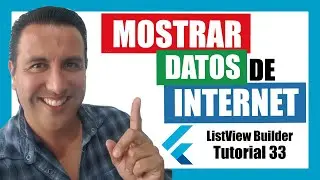 🔥 MOSTRAR DATOS 🔥 Rest Api  y ListView Builder- Tutorial 33 Flutter .- Flutter tutorial en español