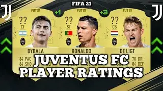 FIFA 21 | JUVENTUS PLAYER RATINGS | FT. RONALDO, DYBALA, DE LIGT & MORE
