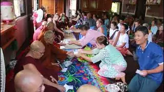 #ရှင်ပြုအလျူတော်မဂ်လာ မြတ်မင်းထိန်+နန်းမီမီ မိသားစု 🙏🙏🙏