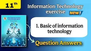 11th it chapter 1 full exercise answers - basic of information technology class 11 exercise