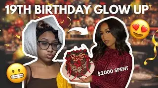 I Spent $2000 on My 19th Birthday Glow Up 😟💰
