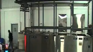 Automated Multi-Tank Ultrasonic Cleaner with Gantry by Sharpertek