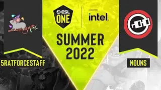 Dota2 - 5RATFORCESTAFF vs Nouns - Game 1 - DPC NA Tour 3 - ESL One Summer 2022: Division 1